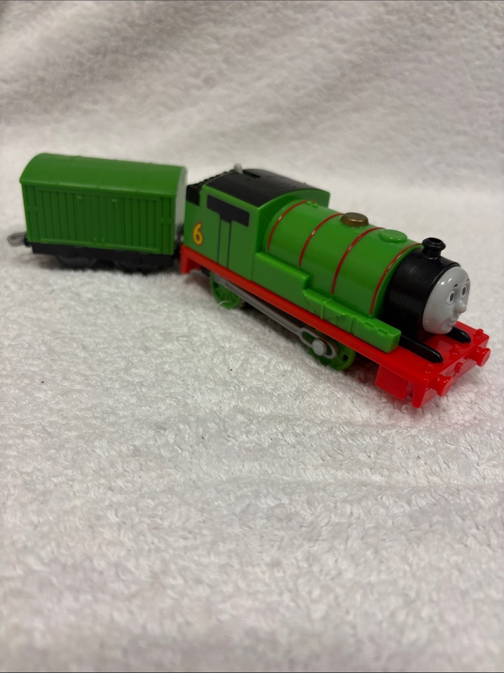 Mattel trackmaster Percy motorized train engine Thomas